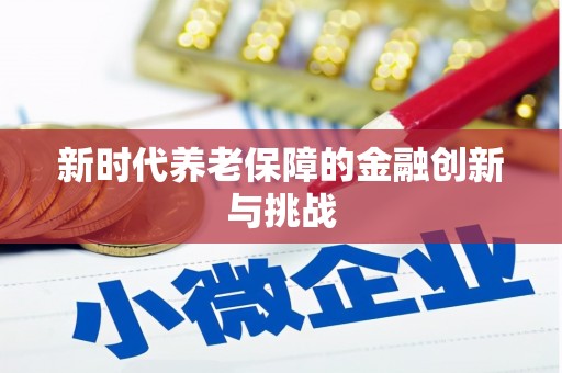 东引新时代养老保障的金融创新与挑战