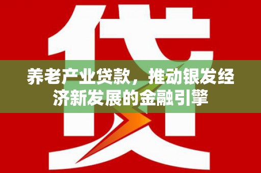 东引养老产业贷款，推动银发经济新发展的金融引擎