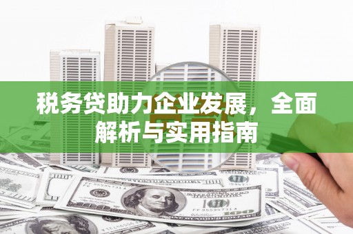 东引税务贷助力企业发展，全面解析与实用指南