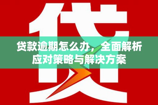 东引贷款逾期怎么办，全面解析应对策略与解决方案